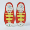 Waterproof Custom Print Shoe Accessories Wholesale Elastic No Tie Silicone Shoe Laces